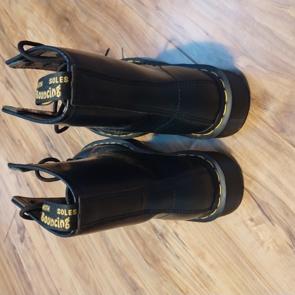 Dr. Martens Black Combat Boots - Picture 4 of 4